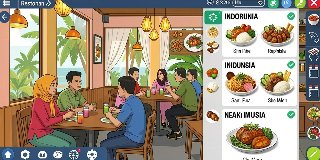 Momen seru saat pertandingan berlangsung.
