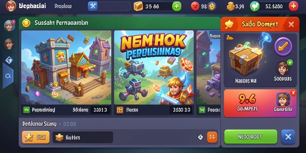 Screenshot memperlihatkan momen seru saat bertarung dengan musuh.