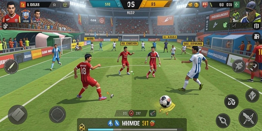 Modes multiplayer yang seru dan interaktif.