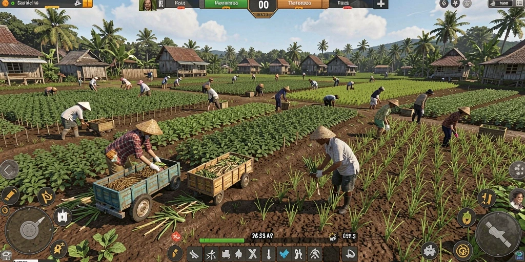 Tangkapan layar menampilkan berbagai karakter yang bisa dipilih di IDAGAME.