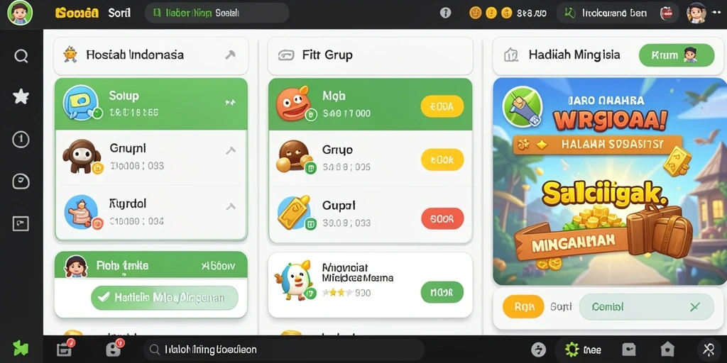 Tangkapan layar menampilkan mode multiplayer yang penuh aksi dan strategi.