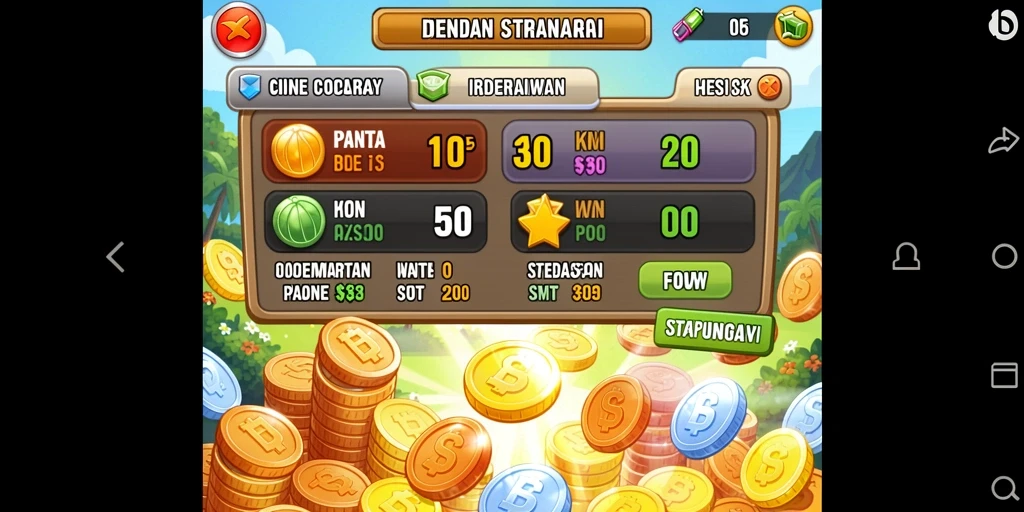 Layar untuk transaksi yang aman dan mudah.