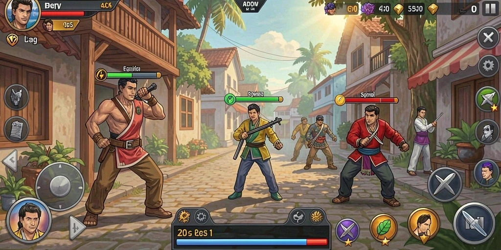 Visual menawan yang menggambarkan dunia fantasi YYRR.